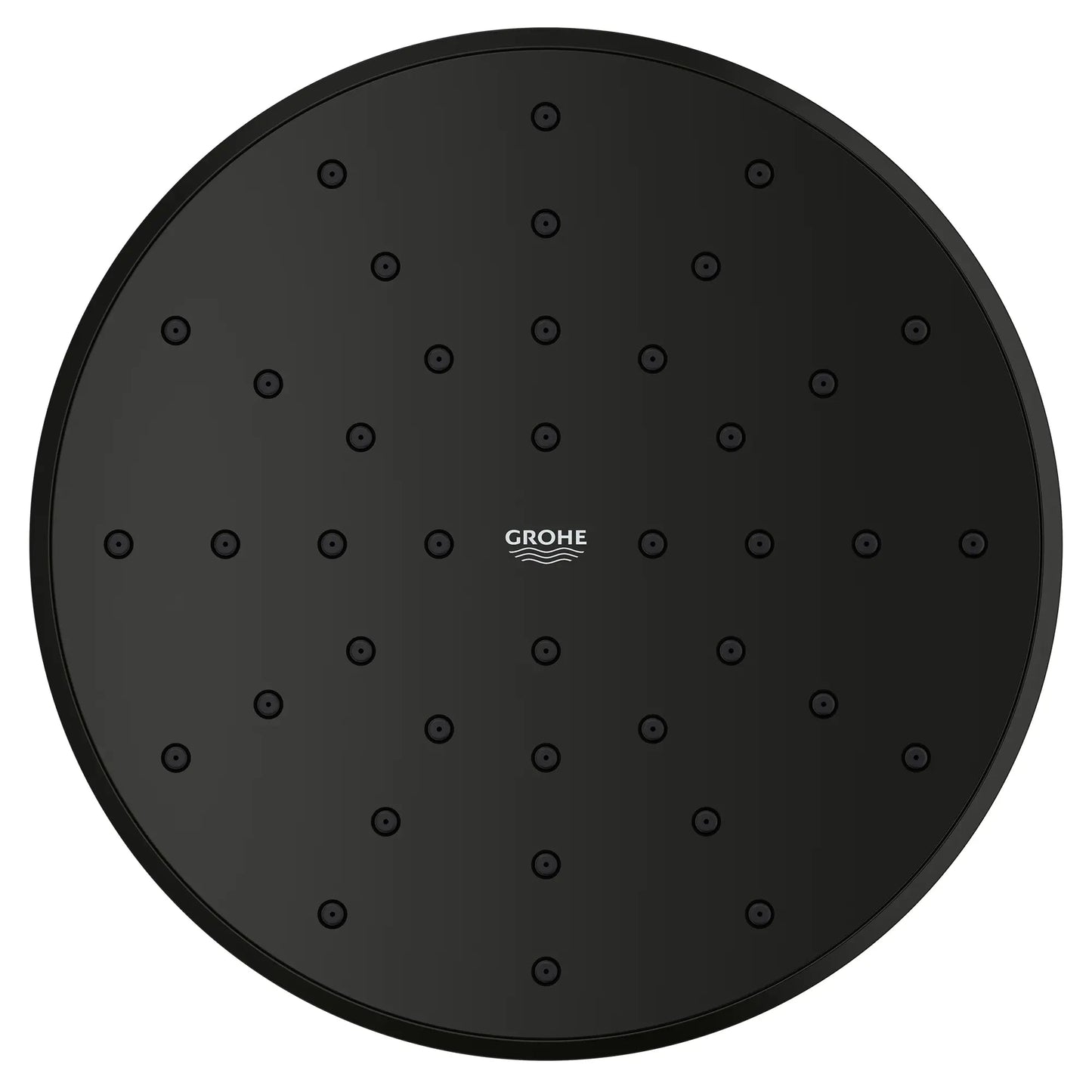 Grohe Tempesta 140 With AquaBooster Round Single Spray 1.75 GPM Matte Black Shower Head