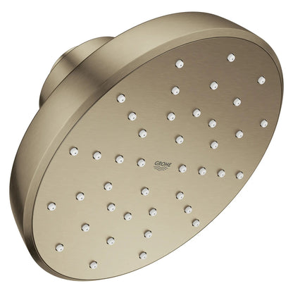Grohe Tempesta 140 With AquaBooster Round Single Spray 1.75 GPM Brushed Nickel Infinity Shower Head