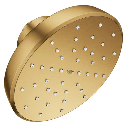 Grohe Tempesta 140 With AquaBooster Round Single Spray 1.75 GPM Brushed Cool Sunrise Shower Head