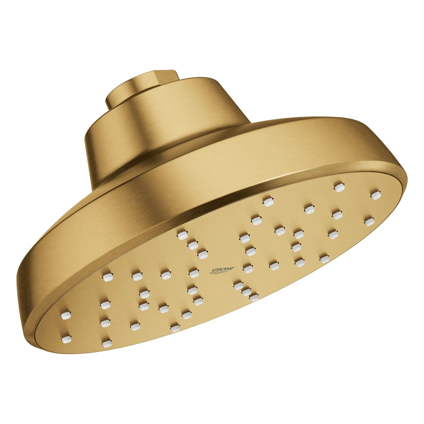 Grohe Tempesta 140 With AquaBooster Round Single Spray 1.75 GPM Brushed Cool Sunrise Shower Head