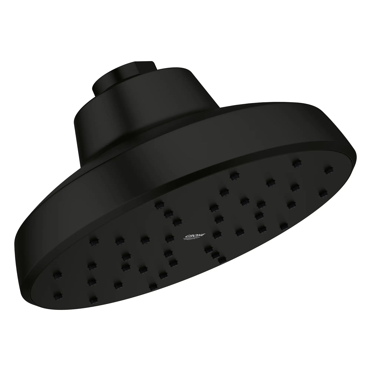 Grohe Tempesta 140 With AquaBooster Round Single Spray 1.75 GPM Matte Black Shower Head