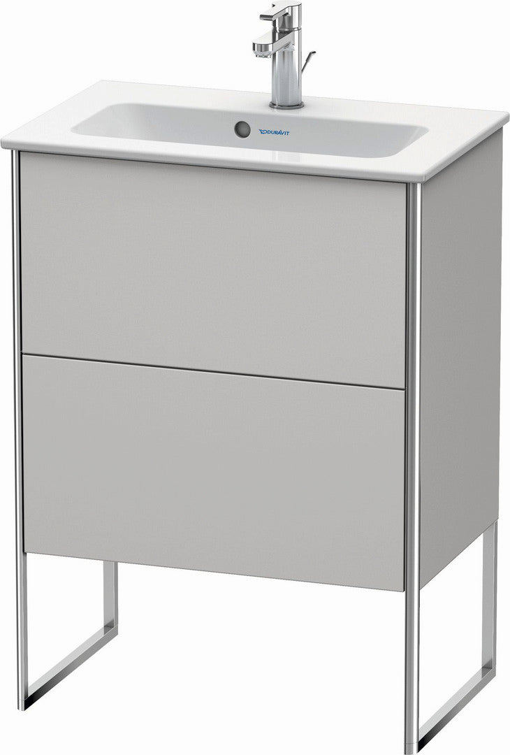 Duravit XSquare 24" Nordic White Two Drawer Floorstanding Vanity Unit (XS445403939)