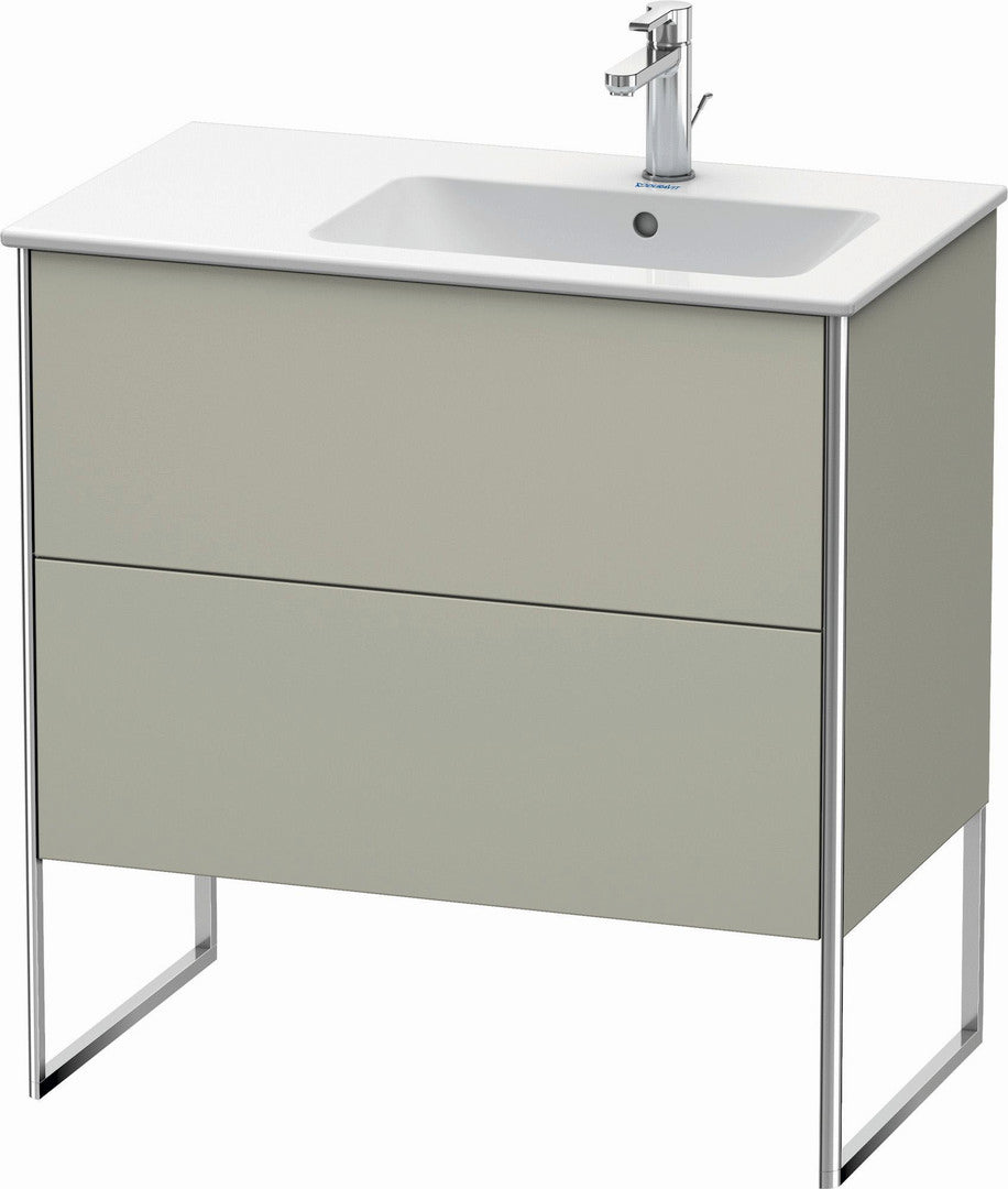 Duravit XSquare 32" Taupe Two Drawer Floorstanding Vanity Unit (XS445206060)