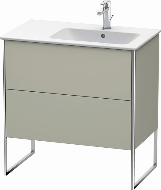 Duravit XSquare 32" Taupe Two Drawer Floorstanding Vanity Unit (XS445206060)