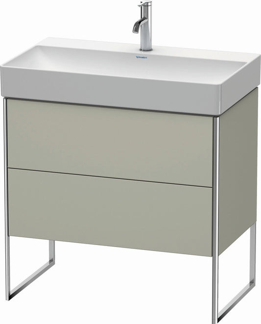 Duravit XSquare 31" Taupe Two Drawer Floorstanding Vanity Unit (XS444306060)