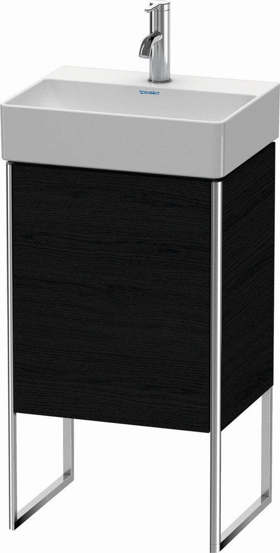 Duravit XSquare 17" Oak Black One Door Floorstanding Vanity Unit (XS4441L1616)
