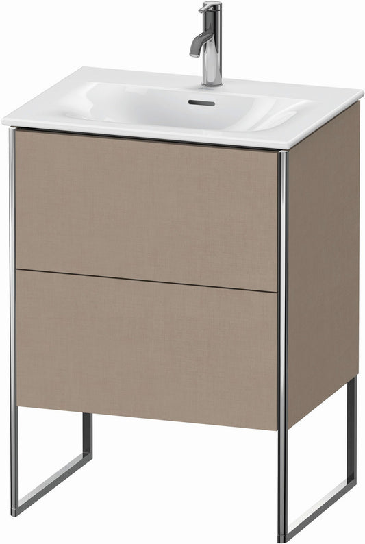 Duravit XSquare 24" Linen Two Drawer Floorstanding Vanity Unit (XS452207575)