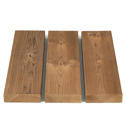 PROSAUNAS Thermo-Spruce 2x4 4' Thermally-Modified Smooth 4 Sides Eased Edges SHP Sauna Bench Material