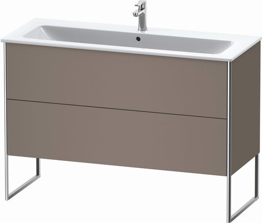 Duravit XSquare 48" Basalt Two Drawer Floorstanding Vanity Unit (XS444804343)