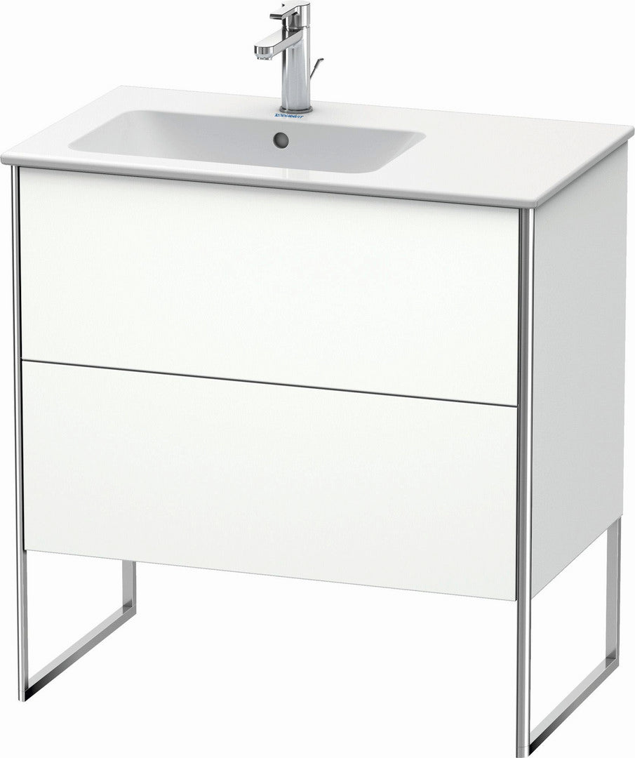 Duravit XSquare 32" White Matt Two Drawer Floorstanding Vanity Unit (XS445001818)