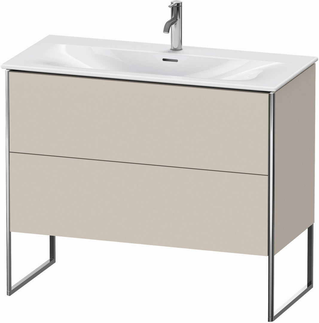 Duravit XSquare 40" Taupe Two Drawer Floorstanding Vanity Unit (XS452509191)