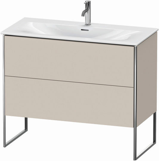 Duravit XSquare 40" Taupe Two Drawer Floorstanding Vanity Unit (XS452509191)