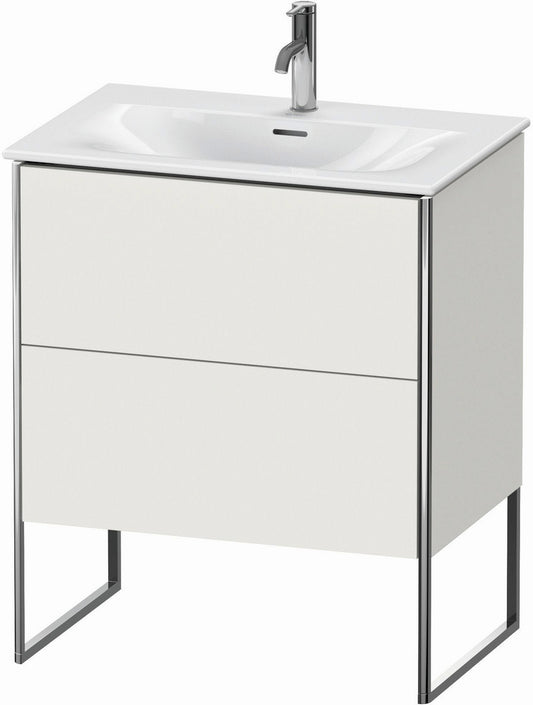 Duravit XSquare 28" Nordic White Two Drawer Floorstanding Vanity Unit (XS452303939)