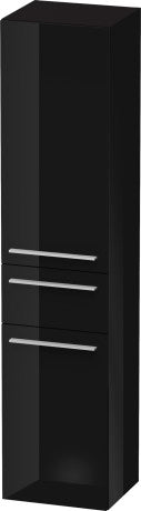 Duravit X-Large 69" x 14" x 16" Black Finish Tall Cabinet (XL1131L4040)