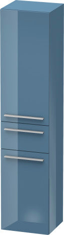 Duravit X-Large 69" x 16" x 14" Stone Blue High Gloss Finish Tall Cabinet (XL1131R4747)