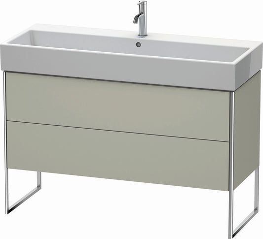 Duravit XSquare 47" Taupe Two Drawer Floorstanding Vanity Unit (XS447706060)