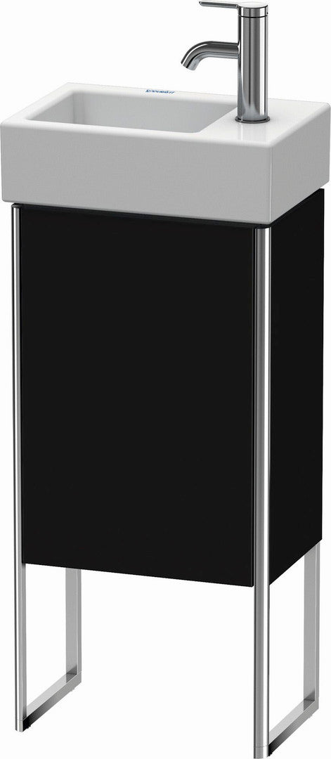 Duravit XSquare 14" Black One Door Floorstanding Vanity Unit (XS4479L4040)
