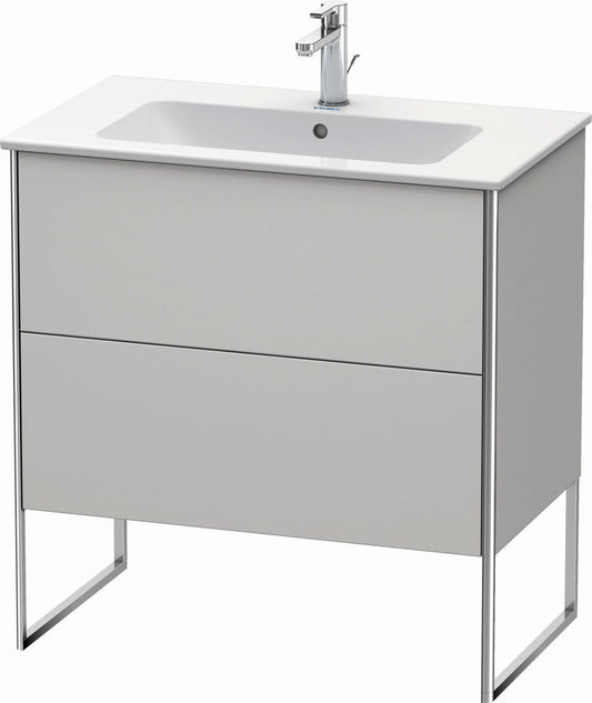 Duravit XSquare 32" Nordic White Two Drawer Floorstanding Vanity Unit (XS444603939)