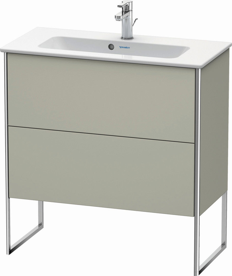 Duravit XSquare 32" Taupe Two Drawer Floorstanding Vanity Unit (XS445506060)