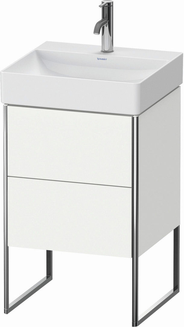 Duravit XSquare 19" White Matt Two Drawer Floorstanding Vanity Unit (XS443901818)