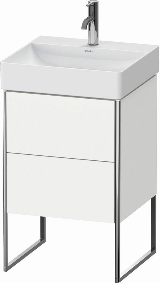 Duravit XSquare 19" White Matt Two Drawer Floorstanding Vanity Unit (XS443901818)