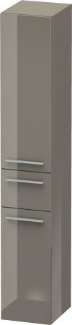 Duravit X-Large 69" x 14" x 12" Flannel Gray Finish Tall Cabinet (XL1128L8989)