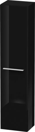 Duravit X-Large 52" x 12" x 9" Black Finish Semi-Tall Cabinet (XL1150R4040)