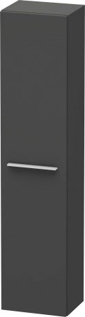 Duravit X-Large 52" x 9" x 12" Graphite Finish Semi-Tall Cabinet (XL1150L4949)