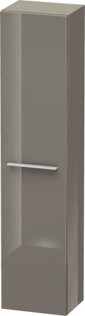 Duravit X-Large 52" x 9" x 12" Flannel Gray Finish Semi-Tall Cabinet (XL1150R8989)