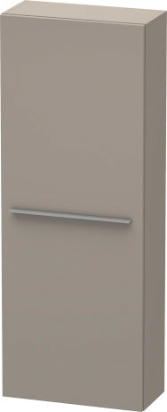 Duravit X-Large 52" x 20" x 9" Basalt Finish Semi-Tall Cabinet (XL1154R4343)