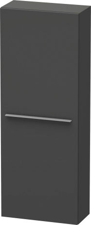 Duravit X-Large 52" x 20" x 9" Graphite Finish Semi-Tall Cabinet (XL1154L4949)