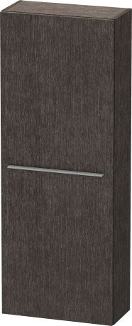 Duravit X-Large 52" x 20" x 9" Dark Brushed Oak Finish Semi-Tall Cabinet (XL1154R7272)