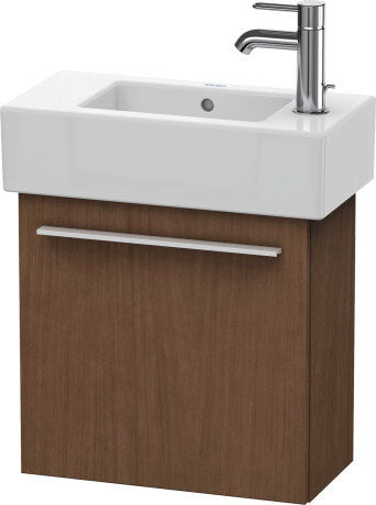 Duravit X-Large 18" x 17" x 9" American Walnut Finish One Door Wall-Mounted Vanity Unit (XL6208L1313)