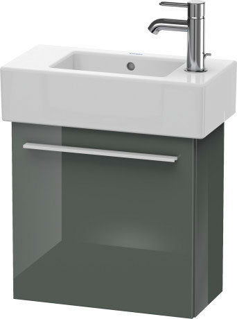 Duravit X-Large 18" x 17" x 9" Dolomite Gray Finish One Door Wall-Mounted Vanity Unit (XL6208R3838)