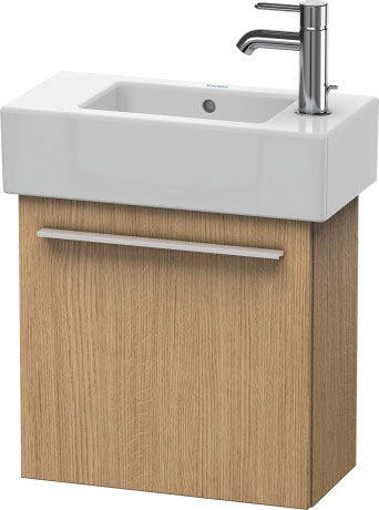 Duravit X-Large 18" x 17" x 9" European Oak Finish One Door Wall-Mounted Vanity Unit (XL6208R5252)