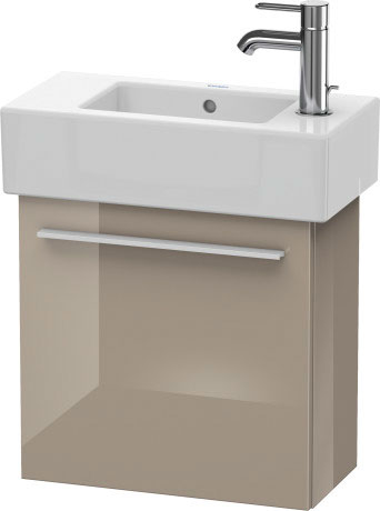 Duravit X-Large 18" x 17" x 9" Cappuccino Finish One Door Wall-Mounted Vanity Unit (XL6208L8686)