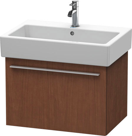 Duravit X-Large 26" x 18" x 17" American Walnut Finish Wall-Mounted Vanity Unit (XL604201313)