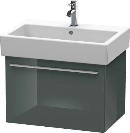Duravit X-Large 26" x 18" x 17" Dolomite Gray Finish Wall-Mounted Vanity Unit (XL604203838)