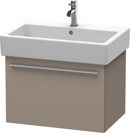 Duravit X-Large 26" x 18" x 17" Basalt Finish Wall-Mounted Vanity Unit (XL604204343)