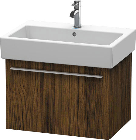 Duravit X-Large 26" x 18" x 17" Chestnut Dark Finish Wall-Mounted Vanity Unit (XL604205353)
