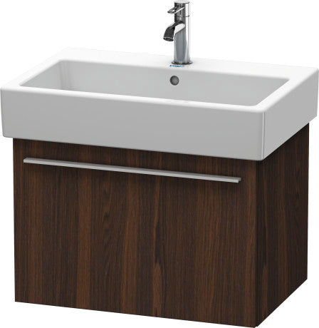 Duravit X-Large 26" x 18" x 17" Walnut Brushed Finish Wall-Mounted Vanity Unit (XL604206969)