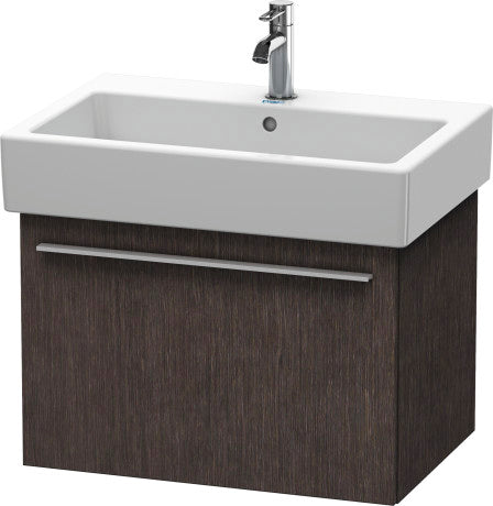 Duravit X-Large 26" x 18" x 17" Dark Brushed Oak Finish Wall-Mounted Vanity Unit (XL604207272)