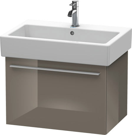 Duravit X-Large 26" x 18" x 17" Flannel Gray Finish Wall-Mounted Vanity Unit (XL604208989)