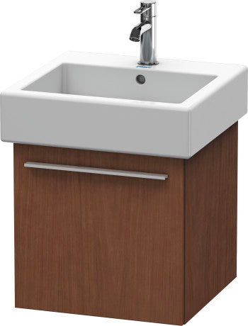 Duravit X-Large 18" x 18" x 17" American Walnut Finish Wall-Mounted Vanity Unit (XL604301313)