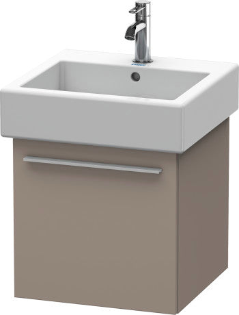 Duravit X-Large 18" x 18" x 17" Basalt Finish Wall-Mounted Vanity Unit (XL604304343)