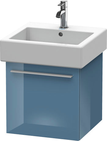 Duravit X-Large 18" x 18" x 17" Stone Blue High Gloss Finish Wall-Mounted Vanity Unit (XL604304747)