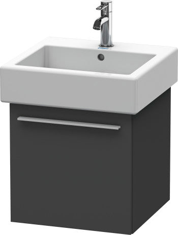 Duravit X-Large 18" x 18" x 17" Graphite Finish Wall-Mounted Vanity Unit (XL604304949)