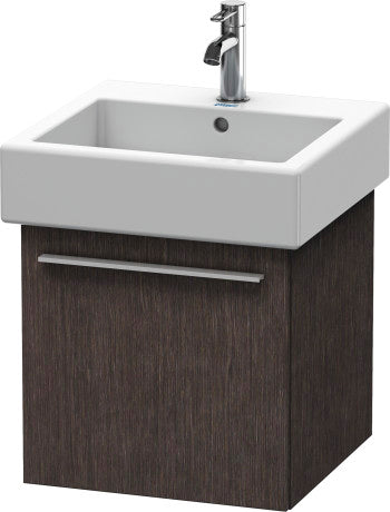 Duravit X-Large 18" x 18" x 17" Dark Brushed Oak Finish Wall-Mounted Vanity Unit (XL604307272)
