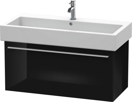 Duravit X-Large 30" x 18" x 17" Black Finish Wall-Mounted Vanity Unit (XL604504040)