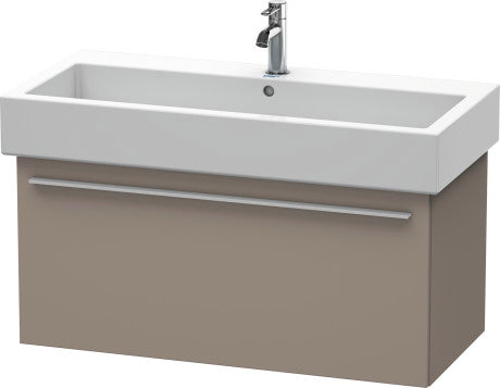 Duravit X-Large 30" x 18" x 17" Basalt Finish Wall-Mounted Vanity Unit (XL604504343)